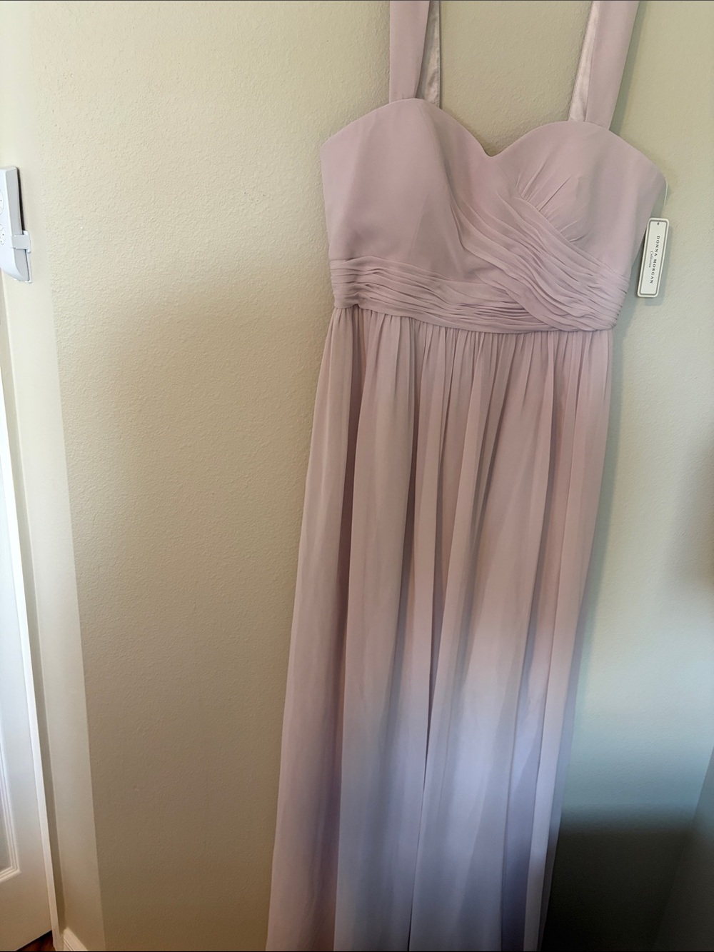Donna Morgan Strapless Sweetheart Maxi Dress - Mauve